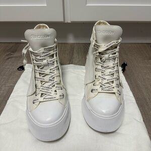 JW ANDERSON White High-Top Sneakers